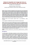 Modes de r&eacute;gulation de l'usage des terres en M&eacute;diterran&eacute;e et protection des terres agricoles