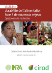 DuALIne : durabilit&eacute; de lalimentation face &agrave; de nouveaux enjeux. Questions &agrave; la recherche
