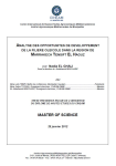 Analyse des opportunit&eacute;s de d&eacute;veloppement de la fili&egrave;re ol&eacute;icole dans la r&eacute;gion de Marrakech Tensift el Haouz