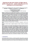 Exp&eacute;riences des peuls Udaen du Niger dans la gestion des parcours : quelle implication pour les politiques environnementales ?