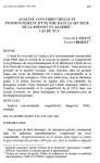 Analyse concurrentielle et positionnement d'une PME dans le secteur de la boisson en Alg&eacute;rie : cas de NCA