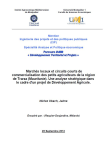 March&eacute;s locaux et circuits courts de commercialisation des petits agriculteurs de la r&eacute;gion de Trarza (Mauritanie)