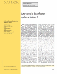 Lutter contre la d&eacute;sertification : quelles &eacute;valuations ?