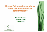 En quoi lalimentation est-elle au cur des mutations de la consommation?