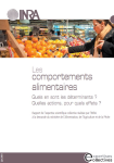 Les comportements alimentaires. Quels en sont les d&eacute;terminants ? Quelles actions, pour quels effets ?