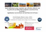 Quels indicateurs pour construire une r&eacute;flexion collective sur la gestion des produits phytosanitaires au niveau d'un territoire ? Application &agrave; un territoire du Sud Ouest de la France
