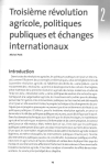 Troisi&egrave;me r&eacute;volution agricole, politiques publiques et &eacute;changes internationaux