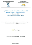 Diagnostic de cr&eacute;ation d'une fili&egrave;re agroalimentaire de fruits et l&eacute;gumes dans la municipalit&eacute; du Longonjo, Province Huambo [Angola]