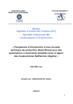 Perspective d'introduction d'une nouvelle technique de production (semi-direct) pour des exploitations &agrave; dominante c&eacute;r&eacute;ali&egrave;re dans la r&eacute;gion des hautes plaines s&eacute;tifiennes (Alg&eacute;rie)