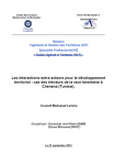 Les interactions entre acteurs pour le d&eacute;veloppement territorial
