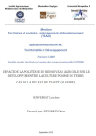 Impact de la politique du renouveau agricole sur le d&eacute;veloppement de la culture de la pomme de terre
