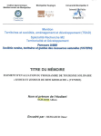 El&eacute;ment d'&eacute;valuation du programme de tourisme solidaire "ksour et jessour de Beni Khedache" (Tunisie)