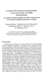 La gestion des ressources transfronti&egrave;res en eau souterraine &agrave; l'&eacute;chelle supranationale. Une &eacute;tude du syst&egrave;me aquif&egrave;re du Sahara septentrional et du syst&egrave;me aquif&egrave;re Iullemeden en Afrique