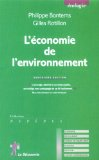 L'&eacute;conomie de l'environnement