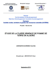 Etude de la fili&egrave;re semence de pomme de terre en Alg&eacute;rie