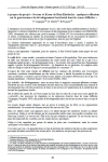 A propos du projet &laquo; Jessour et Ksour de B&eacute;ni Kh&eacute;dache : quelques r&eacute;flexions sur la gouvernance du d&eacute;veloppement territorial dans les zones difficiles &raquo;