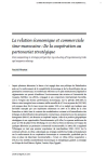 La relation &eacute;conomique et commerciale sino-marocaine