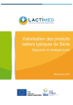 Valorisation des produits laitiers typiques de Sicile : diagnostic et strat&eacute;gie locale