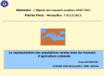 La repr&eacute;sentation des populations rurales dans les manuels d'agriculture coloniale