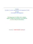 D&eacute;veloppement de la fili&egrave;re lait en Alg&eacute;rie. Impact et limite des incitations &agrave; la production