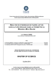 Analyse de la dynamique de la fili&egrave;re lait en agriculture irrigu&eacute;e dans le p&eacute;rim&egrave;tre du Brahmi &agrave; Bou Salem [Tunisie]