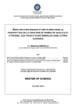 Analyse strat&eacute;gique d'une fili&egrave;re dans la perspective de la cr&eacute;ation de signes de qualit&eacute; et d'origine