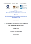 La gouvernance du renouveau rural en Alg&eacute;rie