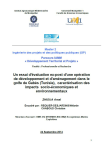 Un essai d'&eacute;valuation ex-post d'une op&eacute;ration de d&eacute;veloppement et d'am&eacute;nagement dans le golfe de Gab&egrave;s (Tunisie)
