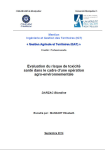 Evaluation du risque de toxicit&eacute; sant&eacute; dans le cadre d'une op&eacute;ration agro-environnementale