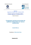 Comparaison technico-&eacute;conomique de syst&egrave;mes d'information sur l'eau en M&eacute;diterran&eacute;e