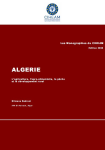 Les Monographies du CIHEAM : Alg&eacute;rie : Lagriculture, lagro-alimentaire, la p&ecirc;che et le d&eacute;veloppement rural 2008