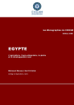 Les Monographies du CIHEAM : Egypte : Lagriculture, l agro-alimentaire, la p&ecirc;che et le d&eacute;veloppement rural 2008