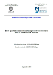 Etude qualitative des d&eacute;marches agroenvironnementales dans la fili&egrave;re viticole du Gard