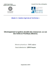 D&eacute;veloppement et gestion durable des ressources