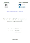Pr&eacute;servation de la qualit&eacute; de l'eau des captages de la Boutonne Amont