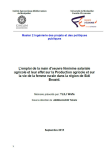 L'emploi de la main d'oeuvre f&eacute;minine salariale agricole et son effet sur la production agricole et sur la vie de la femme rurale dans la r&eacute;gion de Sidi Bouzid