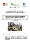 Quelles conditions au d&eacute;veloppement des pratiques agropastorales p&eacute;riurbaines de Montpellier ?