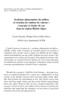 Syst&egrave;mes alimentaires du milieu et cr&eacute;ation de cha&icirc;nes de valeurs