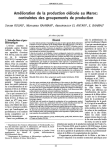 Am&eacute;lioration de la production ol&eacute;icole au Maroc : contraintes des groupements de production