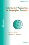 Bulletin de l'association de g&eacute;ographes fran&ccedil;ais : G&eacute;ographies, n. 3 - 01/09/2015 - L'agriculture familiale