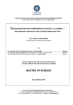 Organisation des r&eacute;f&eacute;rences pour le conseil : rep&eacute;rage des exploitations innovantes