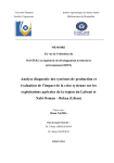 Analyse diagnostic des syst&egrave;mes de production et &eacute;valuation de limpact de la crise syrienne sur les exploitations agricoles de la r&eacute;gion du Labou&eacute; et Nabi Osman  Bekaa (Liban)