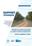 Estimation de la valeur &eacute;conomique et sociale des services rendus par les &eacute;cosyst&egrave;mes forestiers m&eacute;diterran&eacute;ens : for&ecirc;t de la Ma&acirc;mora - Maroc