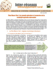Bulletin de synth&egrave;se souverainet&eacute; alimentaire, n. 20 - 01/05/2016 - Plan Maroc Vert : les grands principes et avanc&eacute;es de la strat&eacute;gie agricole marocaine