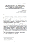 La compr&eacute;hension et la participation des acteurs peuvent-elles apporter une contribution aux politiques de pr&eacute;servation de lenvironnement ?