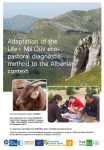 Adaptation of the Life+ MilOuv eco-pastoral diagnostic method to the Albanian context