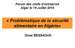 Probl&eacute;matique de la s&eacute;curit&eacute; alimentaire en Alg&eacute;rie