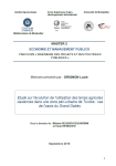 Etude sur l'&eacute;volution de l'utilisation des terres agricoles oasiennes dans une zone p&eacute;ri-urbaine de Tunisie