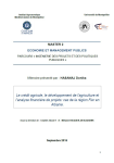 Le cr&eacute;dit agricole, le d&eacute;veloppement de l'agriculture et lanalyse financi&egrave;re de projets : cas de la r&eacute;gion Fier en Albanie