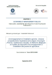 Accompagnement &agrave; linstallation agricole : analyse compar&eacute;e entre lexp&eacute;rience de la r&eacute;gion dAuvergne (France), Qu&eacute;b&eacute;coise (Canada), et Wallonne (Belgique) en mati&egrave;re de dispositifs daccompagnement &agrave; linstallation des jeunes en agriculture